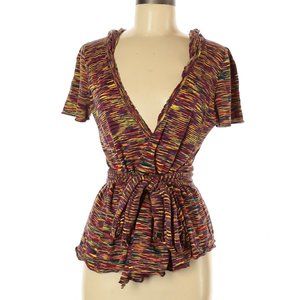 Anthropologie/Moth colorful cardigan w/hood-Super cute!  Size Medium